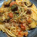 ちーまぐ's cooksnap of when they made ナスとひき肉のコク旨トマトソースパスタ.
