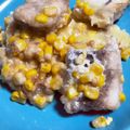 あまあまなつ's cooksnap of when they made メカジキのコーンマヨチーズ.
