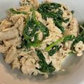 msk0530's cooksnap of when they made ササミとほうれん草の胡麻マヨ和え.