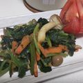 fu♪♪'s cooksnap of when they made ☆ほうれん草ときのこの和風炒め☆.