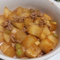 fu♪♪'s cooksnap of when they made 大根と豚ひき肉で！韓国風マーボー大根☆.