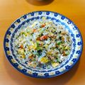 ☽月光's cooksnap of when they made 鮭と小松菜のチャーハン.