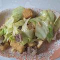 ｍａｋｉ0124's cooksnap of when they made 包丁いらず！春キャベツと厚揚げの味噌炒め.