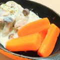 イエローバード's cooksnap of when they made ハンバーグ付け合わせ①にんじんのグラッセ.
