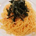 みき☆ハチ's cooksnap of when they made 明太マヨパスタ.
