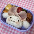 candy79's cooksnap of when they made シナモンロールのリボンマジック＊キャラ弁.