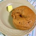 miduh's cooksnap of when they made 【全粒粉100%ベーグル】.
