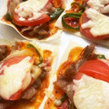 kurimanju's cooksnap of when they made 余った春巻きの皮で～簡単ピザもどき.