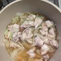 ユイキチ26's cooksnap of when they made もも肉白菜玉ねぎのふんわり煮.