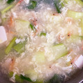 いかめし321's cooksnap of when they made 青梗菜と豆腐のかき玉スープ.