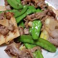 りー君グランマ's cooksnap of when they made 春の旬☆牛肉とたけのこの炒め物.