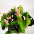 スージー＆ジル's cooksnap of when they made スナップエンドウ☆海苔ツナ和え.