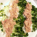 ☆ayami☆26's cooksnap of when they made 痩せおつまみ＊和風ツナおろしカイワレ.