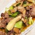 ☆あゆのん☆'s cooksnap of when they made 豚こまとチンゲン菜のしょうが炒め.