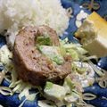 あたむ❤189's cooksnap of when they made アボカドとクリームチーズのミートローフ.