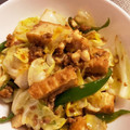 もんきちです's cooksnap of when they made 厚揚げとキャベツの甘味噌炒め.