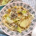 あぴはち's cooksnap of when they made 簡単に♪サバ缶とキャベツの和風パスタ.