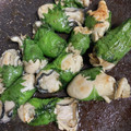 snow012's cooksnap of when they made 牡蠣の大葉巻き焼き✿.