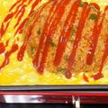 ふろらんたんたん's cooksnap of when they made ホットプレートde楽★焼オムライス.