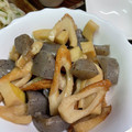 ☆あさ's cooksnap of when they made 簡単こんにゃくと竹輪と油揚げの煮物.