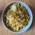 ぎょうざ好きうめりー's cooksnap of when they made あさりとキャベツのボンゴレスパゲティ.