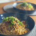 スダキチ's cooksnap of when they made ☆茄子ミョウガの和風パスタ☆.