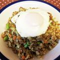 龍青空ママ's cooksnap of when they made 簡単♪カレーチャーハン.