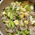 ビバリー's cooksnap of when they made 豚バラときゅうりと卵のポン酢炒め.