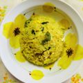 チェックのミニくま's cooksnap of when they made 10分作☆カレー炒飯手順で選ぶ深ねぎ×○.