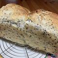 southcnarb's cooksnap of when they made 黒ごまハード食パン.