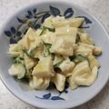MUJIRUSI☆'s cooksnap of when they made たけのことゆで卵のサラダ.