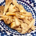 run※'s cooksnap of when they made 舞茸のバターポン酢炒め.