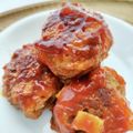 ぽむっとサイダー☆'s cooksnap of when they made 揚げない!!れんこん肉団子の甘酢あん.
