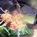 とゎのすけ's cooksnap of when they made えびと青梗菜のウマウマ中華スープ.