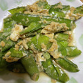 クックVIRD3V☆'s cooksnap of when they made 定番の味【さやえんどうの卵とじ】.