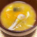 わたさな2016's cooksnap of when they made 簡単！かぼちゃとしめじの味噌汁.
