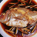 クックUH3NVG☆'s cooksnap of when they made 尾頭付き 鯛の煮付け.