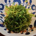 junmomoan♪'s cooksnap of when they made ニンジンの葉のゴマ和え.