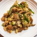 scottle12w's cooksnap of when they made ホタテ稚貝と椎茸の卵炒め.
