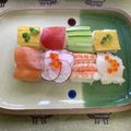 まきしまむざこち's cooksnap of when they made 詰めて並べて♡簡単♡艶やかモザイク寿司.