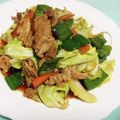 まぶたん's cooksnap of when they made 豚バラとキャベツのオイスターソース炒め.