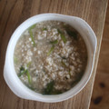 みるく茶's cooksnap of when they made オートミールで作る鮭とほうれん草のお粥.
