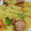 yukoko☆'s cooksnap of when they made 良い香り〜♡炊飯器で簡単カレーピラフ.