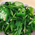 彩ごはん備忘録's cooksnap of when they made 豆苗とオクラのねばシャキ和え.