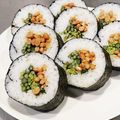 クックUR9L2V☆'s cooksnap of when they made ワラビと納豆の太巻き.