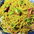 純子50Plus's cooksnap of when they made そら豆の和風ペペロンチーノ.