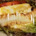 xyzクック's cooksnap of when they made 朝食に！鮭のサンドイッチ.