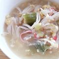 ゆんのぉぉぉ's cooksnap of when they made よだれ鶏を作った残り汁で簡単チキンスープ.