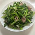hirosabumi's cooksnap of when they made さっぱり美味しい☆小松菜のガーリック炒め.