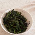 bibichann's cooksnap of when they made 素朴な香り♪春菊のポン酢和え.